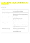 Business Finance &lpar;FIN341&rpar;&comma; Exam 1&comma; Dr&period; Eduardo UPDATED ACTUAL Questions &NewLine;And Correct Answers 