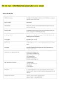 FIN 341 Exam 2 UPDATED ACTUAL Questions And Correct Answers 