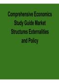 Comprehensive Economics Study Guide Market Structures Externalities and Policy Microeconomics Practice Questions Answers Economic Theory Review 2025&sol; 2026