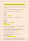 CS6262 Final Study Set Test Guide Questions And Answers