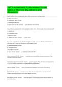 3323 Advanced Assessment Exam Cranial Nerves Questions and Answers&period;&NewLine;&NewLine;