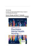 Test Bank For Essentials of Psychiatric Mental Health Nursing 8th Edition Concepts of Care in Evidence Based Practice 8th Edition Morgan Townsend &vert; 9780803676787 &vert; Chapter 1-32 &vert;All Chapters with Answers and Rationals&NewLine;