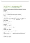Stat 201 Exam 1 Canvas Content&plus;HW&NewLine;questions and answers Graded A&plus;