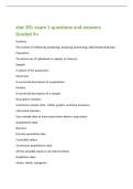 stat 201 exam 1 questions and answers&NewLine;Graded A&plus;