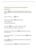 Stat 201 Exam 1 questions and answers&NewLine;Graded A&plus;