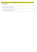 FINC 341 Exam 3 Theory UPDATED ACTUAL Questions And Correct Answers 