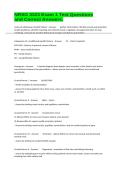 NRSG 3323 Exam 1 Test Questions and Correct Answers&period;