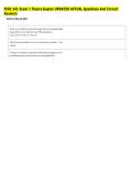FINC 341 Exam 1 Theory Guyton UPDATED ACTUAL Questions And Correct &NewLine;Answers