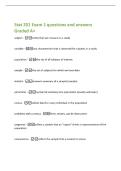 Stat 201 Exam 1 questions and answers&NewLine;Graded A&plus;