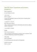 Stat 201 Exam 1 questions and answers&NewLine;Graded A&plus;
