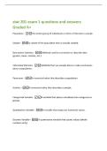 stat 201 exam 1 questions and answers&NewLine;Graded A&plus;