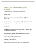 Stat 201 Exam 2 questions and answers&NewLine;Graded A&plus;
