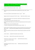NRSG 3323 Exam 4 Test Questions and All Correct Answers&period;