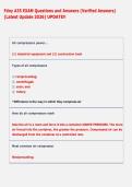 Fdny A35 EXAM Questions and Answers &lpar;Verified Answers&rpar; &NewLine;&lpar;Latest Update 2026&rpar; UPDATE&excl;&excl; 