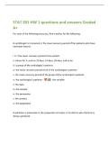 STAT 201 HW 1 questions and answers Graded&NewLine;A&plus;