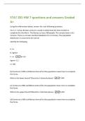 STAT 201 HW 7 questions and answers Graded&NewLine;A&plus;