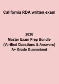 California RDA Written Exam Practice Questions PDF &vert; Dental Assistant Board Exam Prep