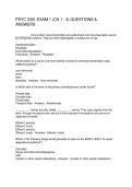 PSYC 2301 EXAM 1 &lpar;CH 1 - 4&rpar; QUESTIONS & ANSWERS