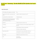 Fin 341 Exam 1 Liebenberg - Ole Miss UPDATED ACTUAL Questions And Correct &NewLine;Answers