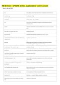 FIN 341 Exam 1 UPDATED ACTUAL Questions And Correct Answers 