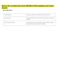 finance 341 wwu final exam terms UPDATED ACTUAL Questions And Correct &NewLine;Answers 