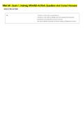 FINA 341&comma; Exam 1&comma; Hartwig UPDATED ACTUAL Questions And Correct Answers 