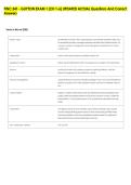 FINC 341 - GUYTON EXAM 1 &lpar;CH 1-6&rpar; UPDATED ACTUAL Questions And Correct &NewLine;Answers 