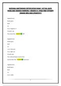 NATIONAL BARTENDING CERTIFICATION EXAM &vert; ACTUAL QUESTIONS AND VERIFIED ANSWERS &vert; GRADED A&plus; &vert;PASS FIRST ATTEMPT &vert;BRAND NEW 2026 UPDATE&excl;&excl;&excl;&excl;&excl;&excl;