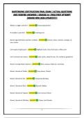 BARTENDING CERTIFICATION FINAL EXAM &vert; ACTUAL QUESTIONS AND VERIFIED ANSWERS &vert; GRADED A&plus; &vert;PASS FIRST ATTEMPT &vert;BRAND NEW 2026 UPDATE&excl;&excl;&excl;&excl;&excl;&excl;