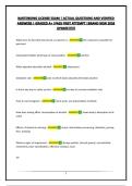 BARTENDING LICENSE EXAM &vert; ACTUAL QUESTIONS AND VERIFIED ANSWERS &vert; GRADED A&plus; &vert;PASS FIRST ATTEMPT &vert;BRAND NEW 2026 UPDATE&excl;&excl;&excl;&excl;&excl;&excl;