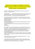 EFMB Chemical&comma; Biological&comma; Radiological and Nuclear &lpar;CBRN&rpar; Injury Part I &lpar;CPG ID&colon; 69&rpar; with all Correct & 100&percnt; Verified Answers &vert;Guaranteed to Pass