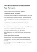 Utah Master Esthetician State Written Test REVISED AND UPDATED FOR 2026&sol;2027 ACTUAL EXAM COMPLETE QUESTIONS AND CORRECT DETAILED ANSWERS &lpar;VERIFIED ANSWERS&rpar; &vert;ALREADY GRADED A&plus;&vert;&vert;BRAND NEW&excl;&excl;&NewLine;