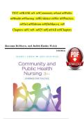 TEST BANK for Community and Public Health Nursing&colon; Evidence for Practice&comma; 3rd Edition by DeMarco&comma; All Chapters 1-25 covered and  updated ISBN&colon; 9781975111694&NewLine;