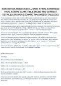 MDC2 Multidimensional Care 2 Final Exam 75 Questions and Answers Rasmussen College 2026