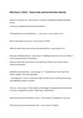 BLEA Exam 1 &lpar;2025&rpar; &ndash; Study Guide and Exam Revision Material