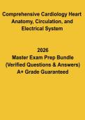 Comprehensive Cardiology Study Guide PDF &vert; Heart Anatomy&comma; Circulation & Electrical System