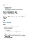 Class Notes