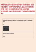 PRO TOOLS 110 CERTIFICATION EXAM 2026-2027 