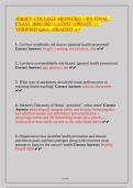 JERSEY COLLEGE MEDSURG 1 RN FINAL EXAM 2026&sol;2027 LATEST UPDATE &vert;&vert; VERIFIED Q&A - GRADED A&plus;