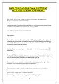 D439 FOUNDATIONS EXAM QUESTIONS WITH 100&percnt; CORRECT ANSWERS &period;
