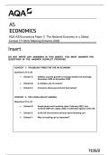 AQA AS Economics Paper 2  The National Economy in a Global &NewLine;Context &lpar;7135&sol;2&rpar; Marking Scheme 2026