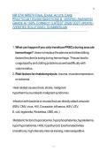 NR574 Final Exam Study Guide&colon; Acute Hemorrhage&comma; Rhabdomyolysis&comma; Burns&comma; & More