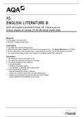 AQA AS English Literature B Paper 1B  Literary genres&colon; &NewLine;Drama&colon; Aspects of comedy &lpar;7716&sol;1B&rpar; Study Guide 2026