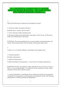 CH 4 THEORETICAL FOUNDATIONS OF NURSING PRACTICE REVIEW QUESTIONS - P&P EXAM QUIZZES WITH VERIFIED ANSWERS &vert;GRADED A&plus; &period;