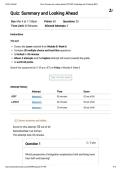 PSYC 420 Quiz&colon; Summary and Looking Ahead-Questions and answers-updated RATED A&plus; &vert; New edition
