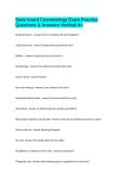 State board Cosmetology Exam Practice Questions & Answers Verified A&plus;