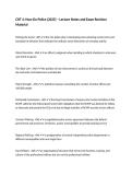 CHT 4&colon; How Do Police &lpar;2025&rpar; &ndash; Lecture Notes and Exam Revision Material