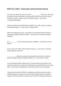 BPOC Test 2 &lpar;2025&rpar; &ndash; Study Guide and Exam Revision Material