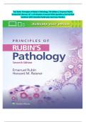 Test Bank&colon; Principles of Rubin's Pathology&comma; 7th Edition &vert; Emanuel Rubin&comma; Howard M&period; Reisner All  1-25 Chapters Covered With Questions And Verfied Solutions With Detailed Rationales And Case Studies&period;