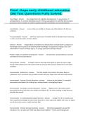 Final -Aepa early childhood education &lpar;36&rpar; Test Questions Fully Solved&period;